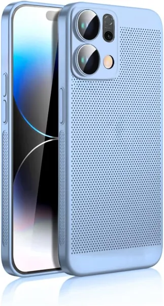 free ads حالة Dl3 Mobilak لجهاز Oppo Reno14 – تهوية حرارية مع حماية عدسة الكاميرا، تصميم أنيق ورفيع
