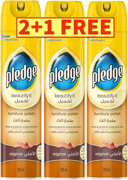 free ads رذاذ بوليش ونظيف الأثاث من بيج – الأصلي (عبوة ترويجية) 300 مللي
