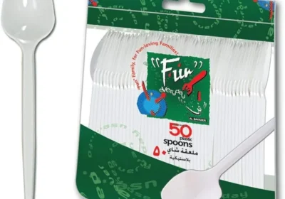 free ads سعات يومية بلاستيكية من أل بايادر - ملعقة بيضاء - عبوة من 50 قطعة in Oman