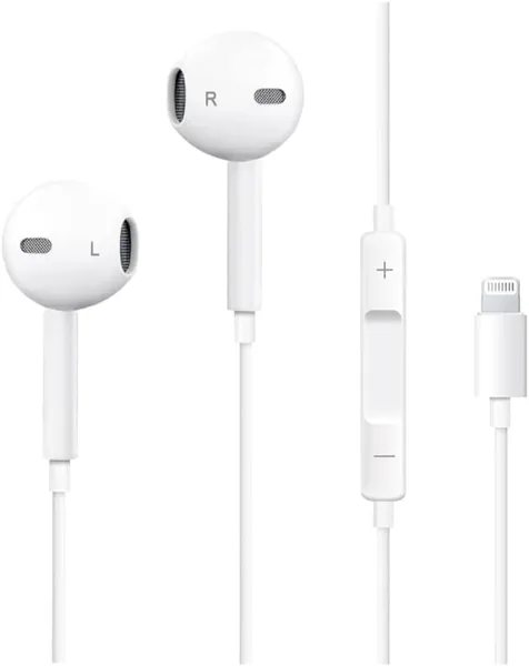 free ads سماعات رأس سلكية مع صوت صافٍ وميكروفون – متوافقة مع iPhone 11/12/13/14 Pro Max و iPad