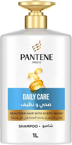 free ads شامبو وبودرة تنظيف شعر بانتين برو-ف 2 في 1، للشعر الصحي مع كل غسلة، 1 لتر – خصم 38%