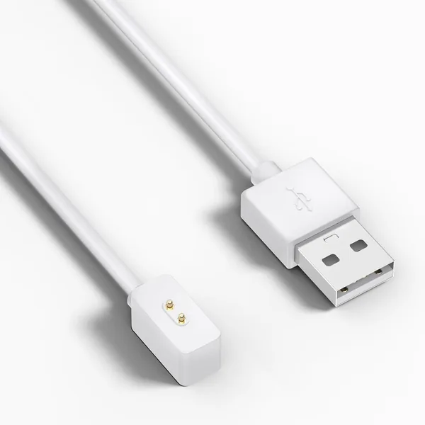 free ads شحن سريع لـ Xiaomi Redmi Watch 3 Active / 5 Active / 5 / 5 Lite – كابل شحن USB C (أبيض، 60 سم)