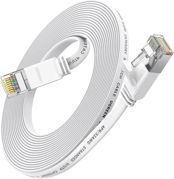 free ads كابل إيثرنت UGREEN 10 متر Cat6 1000 Mbps مع جهاز حماية الشبكة RJ45 متوافق مع الحاسوب المحمول