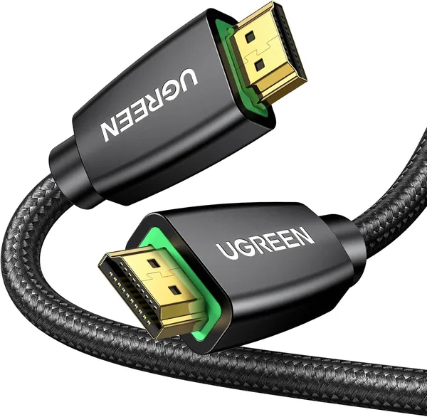 free ads كابل HDMI UGREEN 4K طوله متر واحد، مدعم لـ HDMI 2.0 وسرعة 18 جيجابيت في الثانية، فائق الجودة لعرض فيديو 4K@60Hz و3D، متوافق مع ماك بوك برو (أفضل سعر)