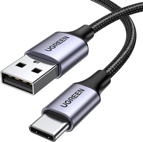 free ads كابل UGREEN Type C 1 متر، شحن سريع، موصل USB-C للنموذج iPhone 17/16/15 وGalaxy S25 وApple Watch (21% تخفيض)