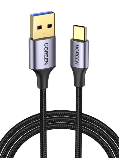 free ads كابل UGREEN USB A إلى USB C 3.0، 1 متر، سرعة نقل بيانات 5 جيجابيت/ثانية – شحن سريع متوافق مع Galaxy S25 Ultra و iPhone 17