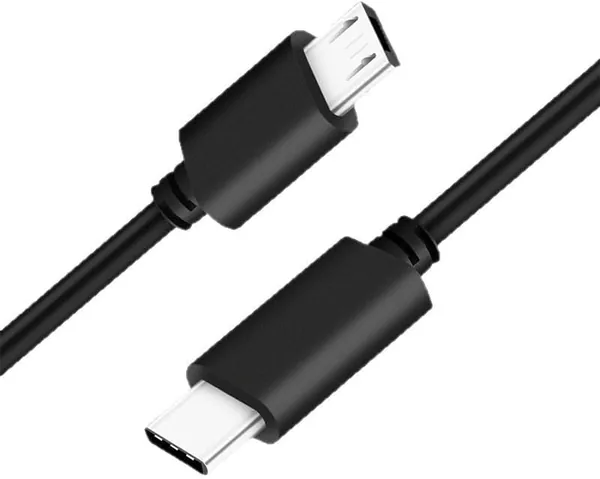 free ads كابل USB-C إلى Micro USB طول 1 متر، متوافق مع سامسونج جالاكسي S7/S5/J3/J5/J7 و هواوي و إتش تي سي و إل جي – أفضل سعر