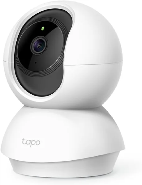 free ads كاميرا أمنية TP-Link Tapo بنظرة بانورامية 360 درجة بدقة 1080p | تتبع الحركة وكشف حركة الأطفال والبكاء |