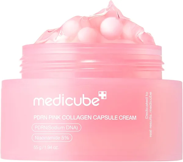 free ads كبسولات كريم كولاجين PDRN Medicube الوردي 55G – توفير 37%، أفضل سعر الآن على أمازون