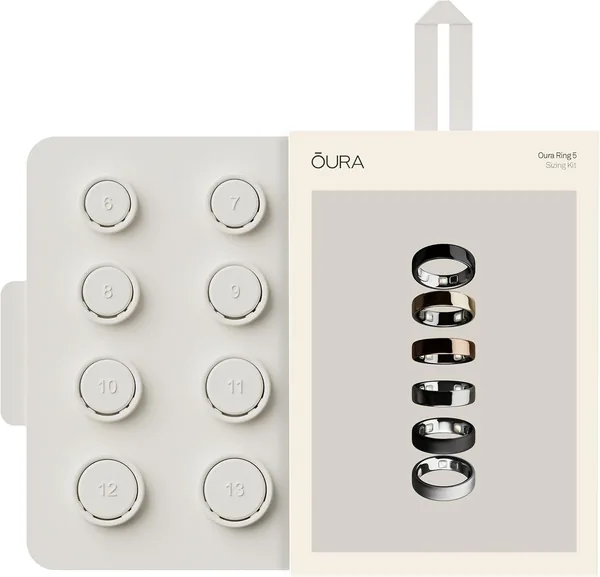 free ads مجموعة مقاسات ساعة Oura Ring 5 – قس قبل الشراء – تصميم غير قياسي فريد – ضمان استرداد الأموال مع شراء ساعة ذكية لاحقة