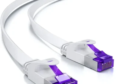 free ads DeleyCON 10m Płaski Kabel Sieciowy CAT7 (Cat 7, 10 Gbit/s) Gigabit LAN - RJ45 Patchkabel in Poland