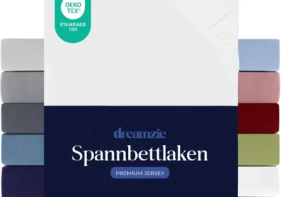 free ads Dreamzie Premium Fitted Sheet 180 x 200 cm, für dicke Matratzen bis 27 cm, Bettlaken aus 100% Jersey-Baumwolle, 150 in Slovakia