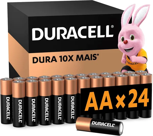 free ads Duracell Pilhas Alcalinas AA Pequena – Duração 10x Maior – Ideal para Jogos e Brinquedos