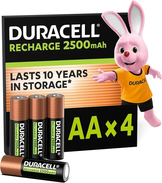 free ads Duracell Rechargeable AA Batteries 42% Off