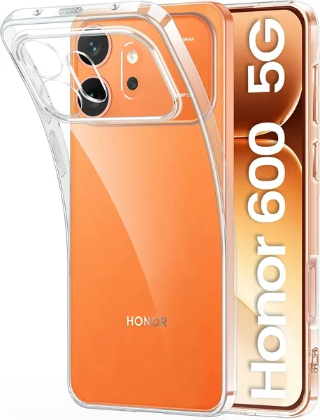 free ads Étui Anti-Jaunissement Yohii pour Honor 600 5G avec Protection Caméra et Résistant aux Chocs Militaires, Coque Ultra-Mince Anti-Brulure TPU