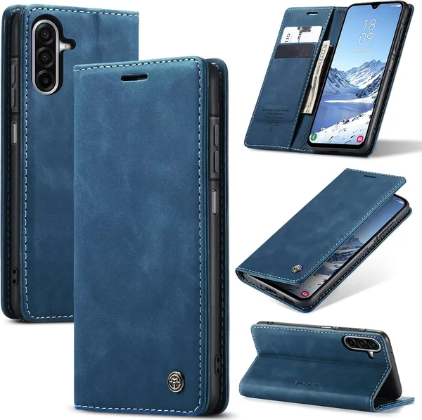 free ads Étui Azororo pour Samsung Galaxy A17 5G – Housse portefeuille en cuir magnétique