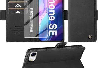 free ads Étui KOGENG pour iPhone SE 2020/8/7, Étui portefeuille en cuir PU magnétique Premium, Coque flip anti-choc pour iPhone 8/7/S in France