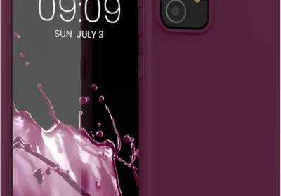 free ads Étui kwmobile Compatible avec Samsung Galaxy A52 / A52 5G / A52s 5G - Coque Protectrice en Silicone Souple - Burgunder in Belgium