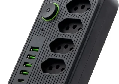 free ads Extensão Elétrica 5 Tomadas com USB e USB-C, 2m, Bivolt, 2500W - Filtro de Linha com Interruptor in Brazil