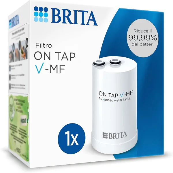 free ads Filtro per Acqua BRITA ON TAP V-MF (600L) – Riduce Cloruro, PFAS, 99.99% dei Batteri, Microparticelle e Metalli – Duraturo