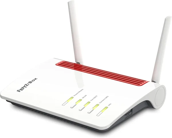 free ads FRITZ!Box 6850 5G: Hochgeschwindigkeits-Internet & WLAN bis zu 866 MBit/s, 4 Gigabit-Anschlüsse