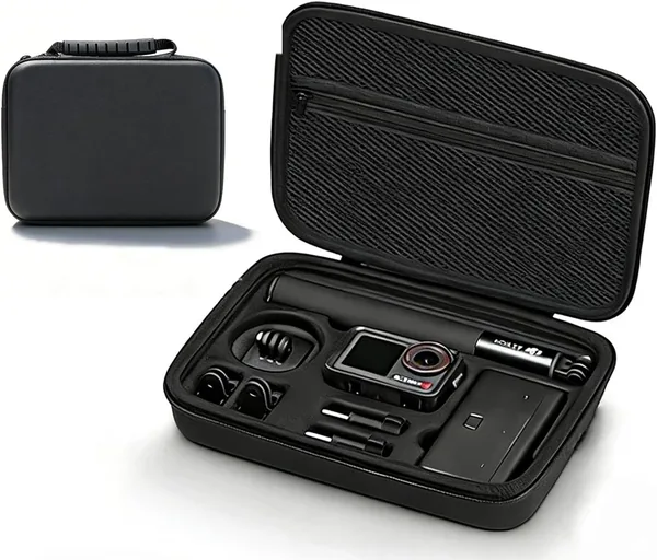 free ads Funda de Transporte para DJI OSMO Action 5 Pro/4/3, Impermeable y Compacta con División Interna