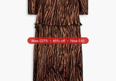 Free ad: free ads GANNI Layered tiger-print plissé-georgette midi dress - 85% Off in United Kingdom. free ads GANNI Layered tiger-print plissé-georgette midi dress - 85% Off in United Kingdom