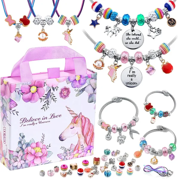 free ads Girls Charm Bracelet Making Kit – Best Deal