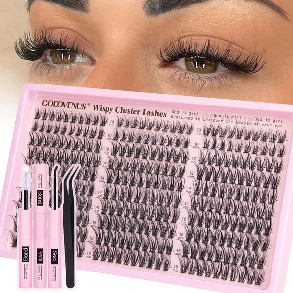 free ads Goddvenus Cluster Lashes Kit Wispy Natural 300pcs – Best Deal