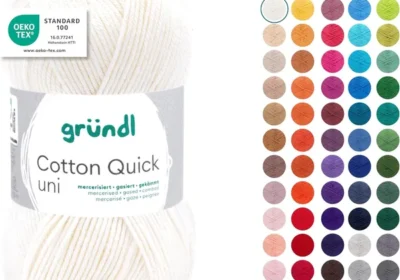 free ads Gründl Quick Plain Cotton Wolle, Dünne Wolle zum Häkeln und Stricken, Häkelgarn, Crochet Garn, Glänzend und Hautfreundlich, 100% Baumwolle in Greece