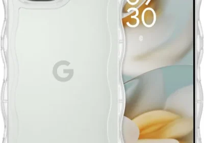 free ads GUAGUA Google Pixel 10Aケース 透明 ウェーブ ピクセル 10A用 ソフト TPU リボン 衝撃吸収 韓国製 in Japan