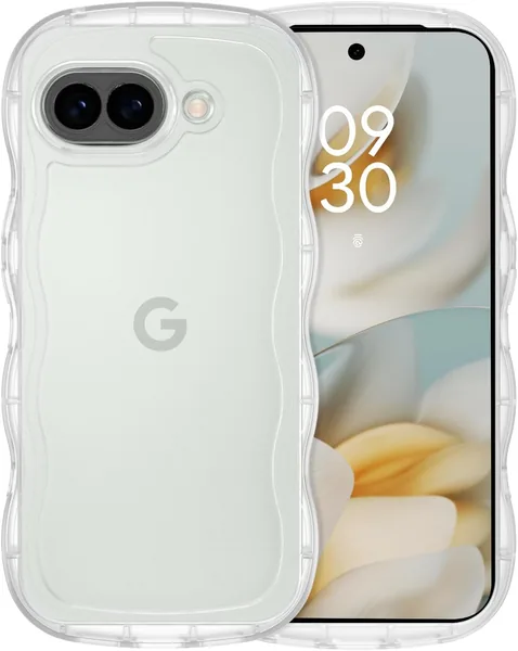 free ads GUAGUA Google Pixel 10Aケース 透明 ウェーブ ピクセル 10A用 ソフト TPU リボン 衝撃吸収 韓国製