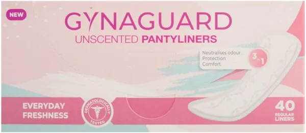 free ads Gynaguard Unscented 40 Pantyliners – 34% Off