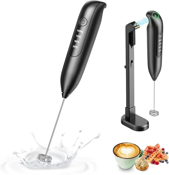 free ads Handheld Milk Frother with Magnetic Dock – Best Deal