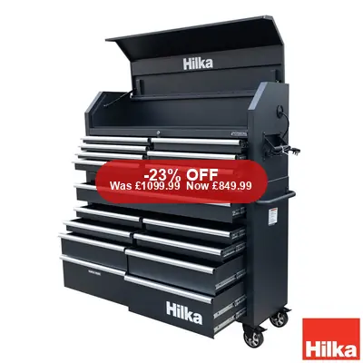 free ads Hilka 56″ (142cm) 16 Drawer Professional Tool Chest and Cabinet – 23% Off