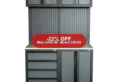 free ads Hilka Professional 24-Gauge Steel 5-Piece Garage Workstation Set - 22% Off in United Kingdom