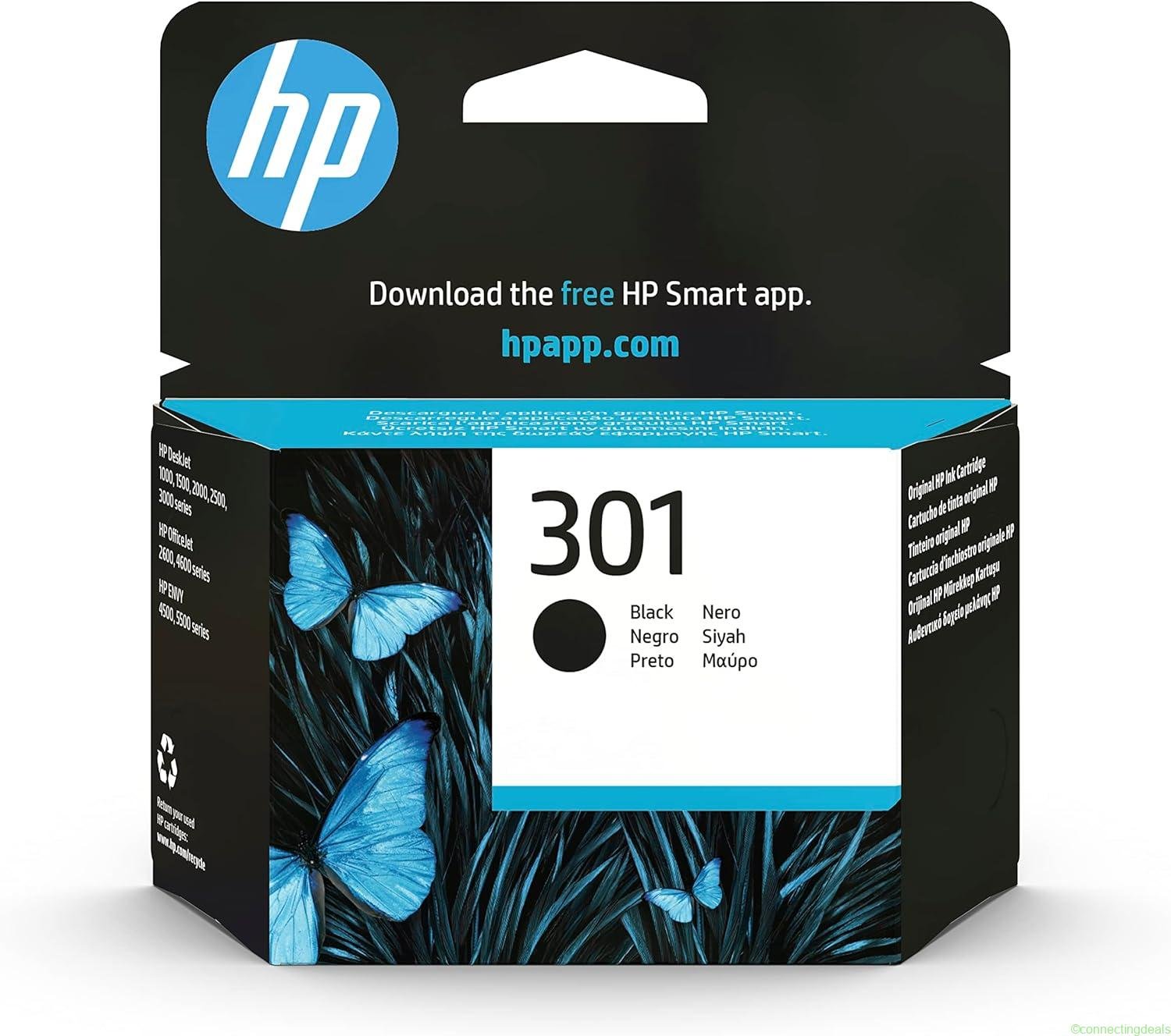 free ads HP 301 Black Original Ink Cartridge (CH561EE) Best Price