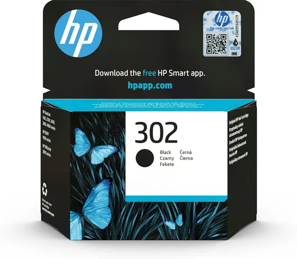 free ads HP 302 Original Schwarz Tinte Kartusche – 23% Rabatt
