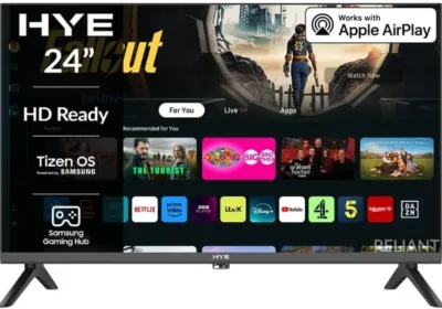 free ads HYE TV - Smart TV, 24" Screen Size, HD Ready Resolution, Apple AirPlay, Samsung Tizen OS & Gaming Hu in United Kingdom