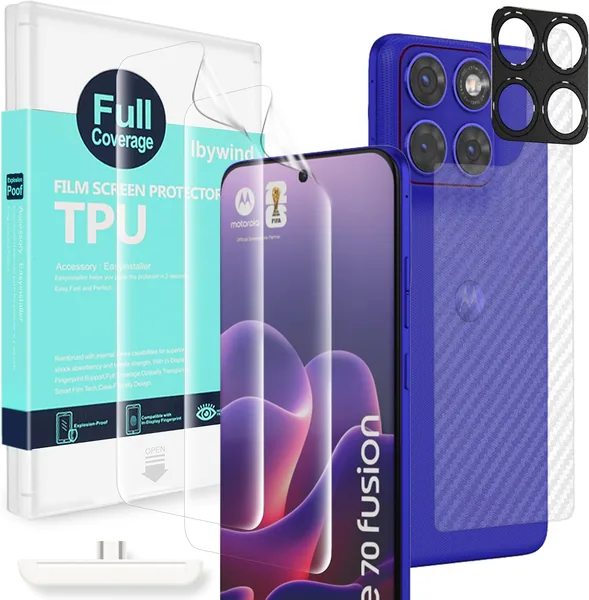 free ads Ibywind Screen Protector for Motorola Edge 70 Fusion – 2 Pack Hydrogel Film