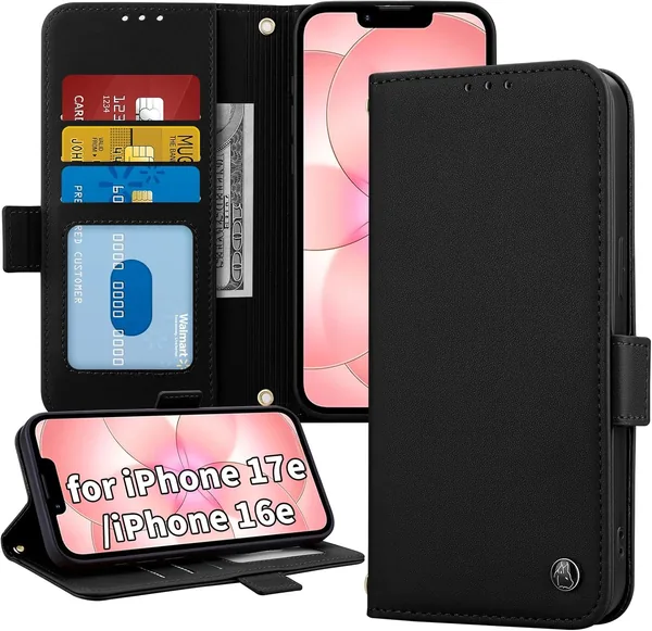 free ads iPhone 17E/16E Leather Flip Case – Best Deal