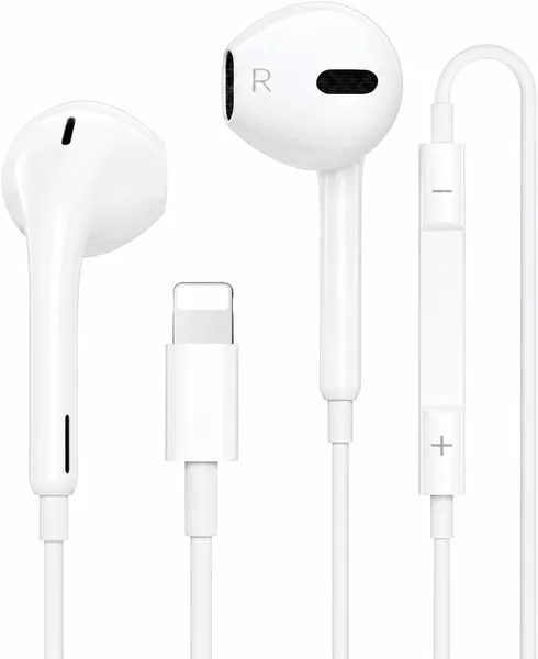 free ads iPhone Headphones Lightning Wired Earbuds 53% Off