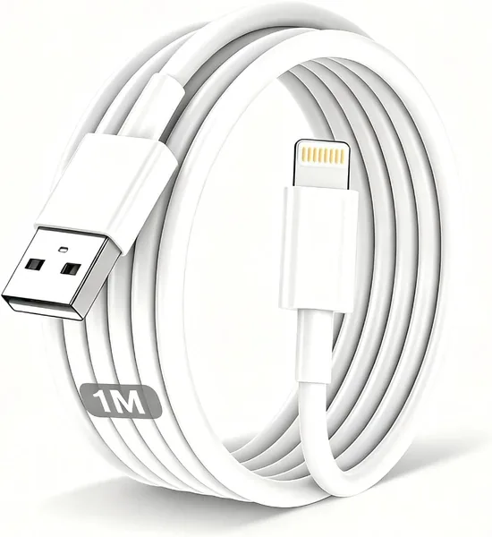 free ads iPhone Ladekabel USB A auf Lightning 1m 1 Stück MFi zertifiziert für schnelles Apple Laden