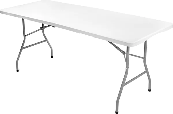 free ads iZi Camp 1.8m Folding Table – Vanilla White, Heavy-Duty Steel