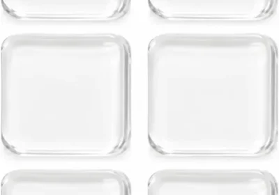 free ads JADUFHU Rubber Door Stopper 6pcs Clear Silicone Pads in United Kingdom