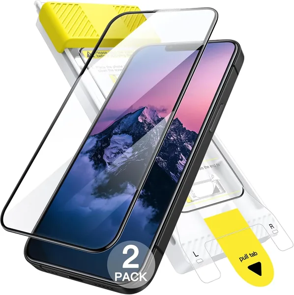 free ads JETech Nieskończoność Ochraniacz Ekranu dla iPhone 17e (2026), Szkło Hartowane 9H+ 3D Pełna Pokrycie, Anty Odciski