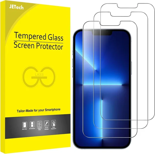 free ads JETech Schermbeschermer voor iPhone 17e (2026)/iPhone 16e/iPhone 13/13 Pro, Tempered Glass Beschermer, 6.1-Inch Display