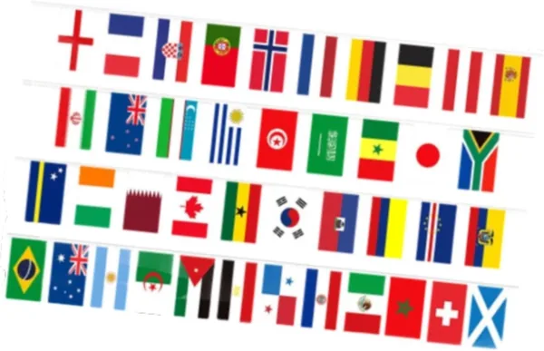 free ads JISADER 48 Country Flags World Cup 2026 Banner Set Best Deal