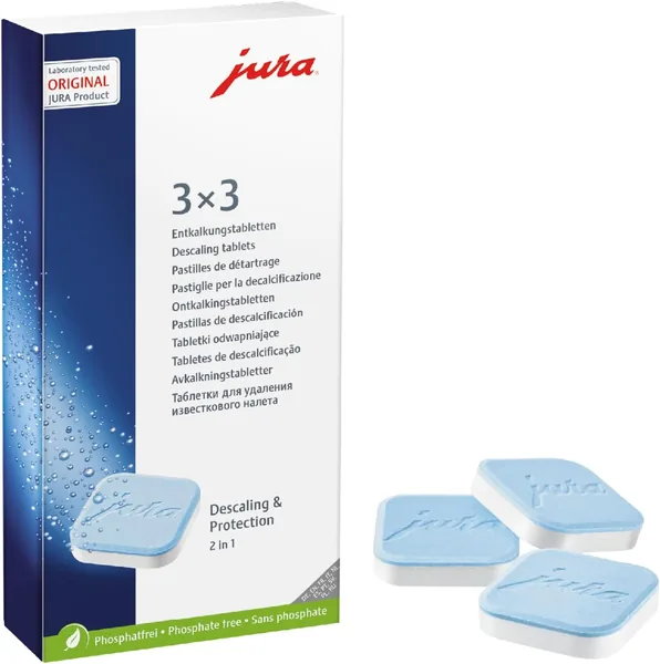 free ads Jura Entkalkungstabletten 3×3 (9 Stück) – 52% Off