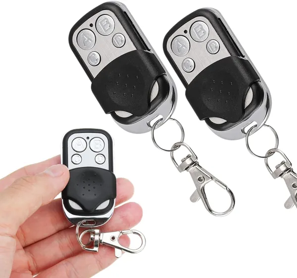 free ads Kit 2 Controles Remotos para Portão Eletrônico 433MHz – Duplicador Universal com 4 Botões